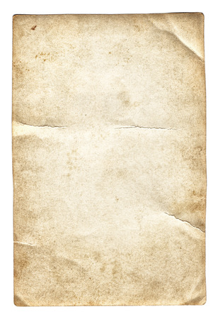 Old photo texture with stains and scratches isolatedの写真素材