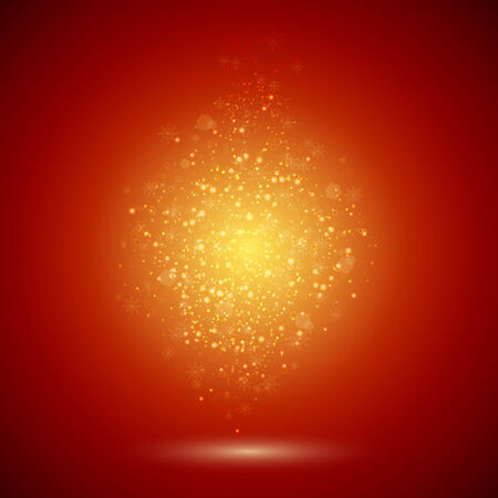 Winter red xmas vector background with place for textのイラスト素材