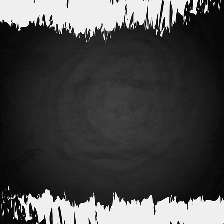 Empty border on blackboard chalkboard background. Vector illustrationのイラスト素材