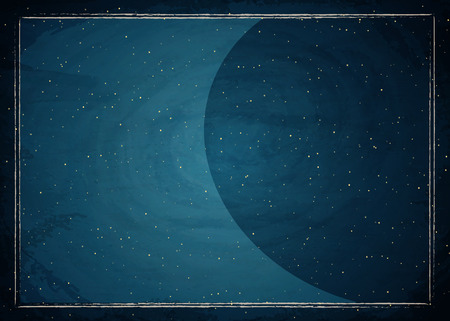 Empty border on blackboard chalkboard background. Vector illustrationのイラスト素材