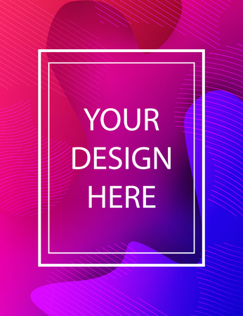 Abstract fluid liquid modern dynamic motion background. Vector illustrationのイラスト素材