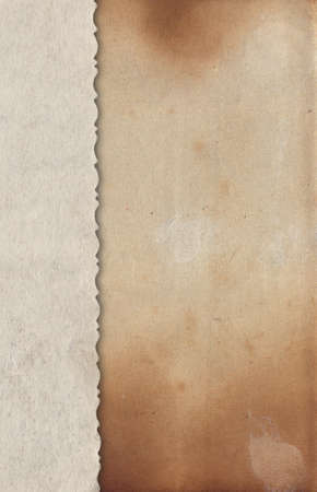 Vintage old paper with scratches and stains texture backgroundの写真素材