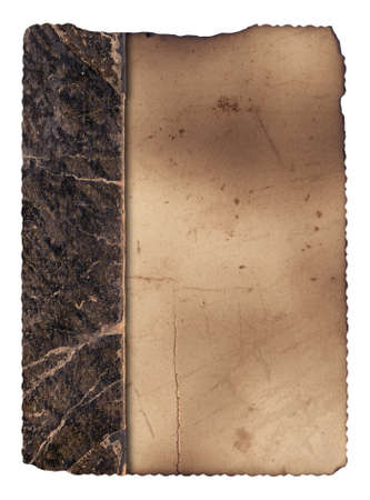 Old vintage photo paper texture with stains and scratches backgroundの写真素材