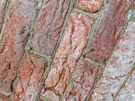 Ancient old vintage concrete brick texture wall background for design