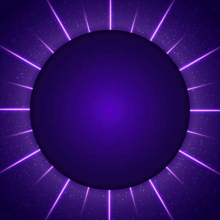 Abstract vector purple background illustration with dust and shining lines for designのイラスト素材