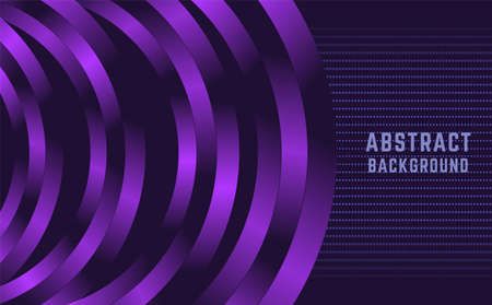 Abstract blue dynamic dots lines vector background with purple circles for designのイラスト素材