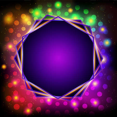Abstract vector pattern colorful dots spiral background illustration with polygon banner for designのイラスト素材