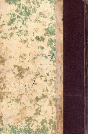 Vintage background of old book cover paper texture with scratchesの写真素材