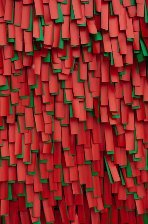 Abstract background texture with colorful paper pattern designの写真素材