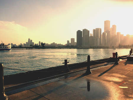 Landscape and city viewの素材