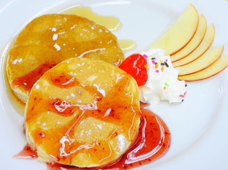 Pancake breakfastの写真素材