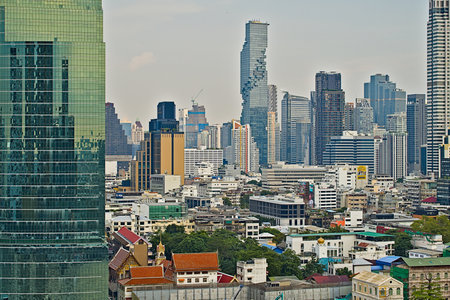 King Power Mahanakhon and other buildings