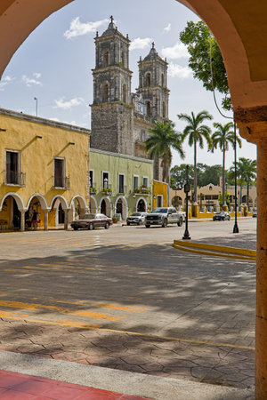 Iglesia de San Servacio in Valladolidの写真素材