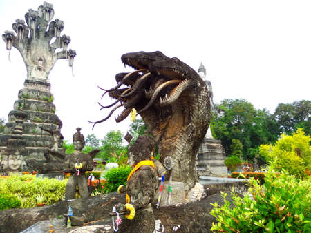 Ruins of god at Salakeawkuの写真素材