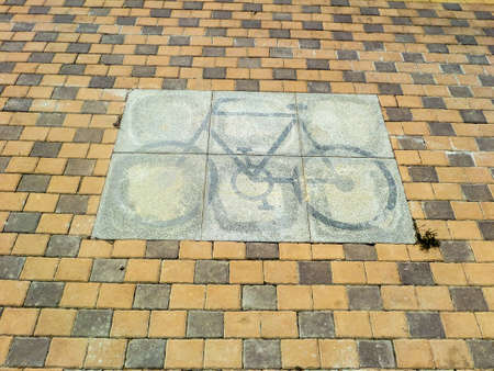 Bicycle laneの写真素材