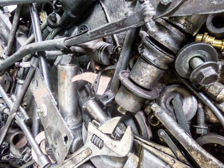 dirty toolsの写真素材