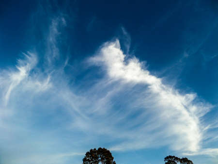 Blur cloud and wind in the sky colorの写真素材