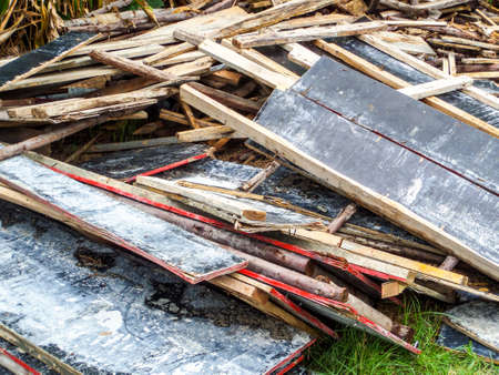 Used to support a work crew and materialsの写真素材