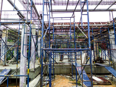 Home Construction and scaffoldの写真素材