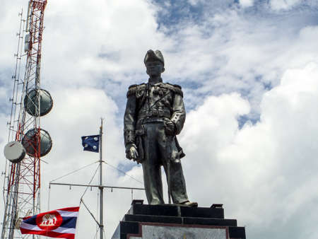 Prince Chumphon Veterans Memorial Shrine at Pratumnak hill pattaya cityのeditorial素材