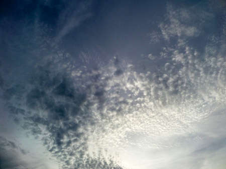 spread dark cloud and light skyの写真素材