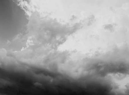 Blue sky and white cloud in rainny at thailandの写真素材