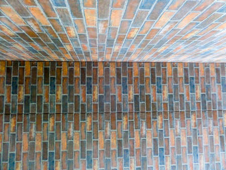 brick texture in construction areaの写真素材