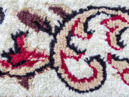 Vintage carpet art, design on surface to up grade valueの写真素材