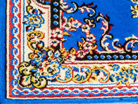 Vintage carpet art, design on surface to up grade valueの写真素材