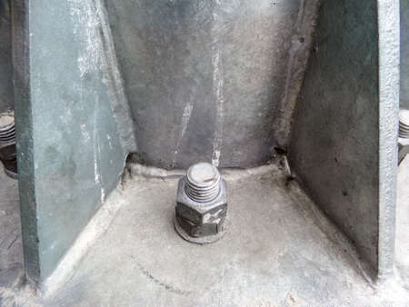 Screw on power Electric pillar structureの写真素材