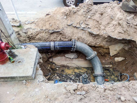 Digging to the dirt for repair water system