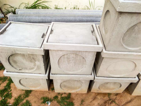 gulley or gully for setup around area to water systemの写真素材