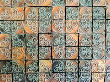 mosaic clay wall tile