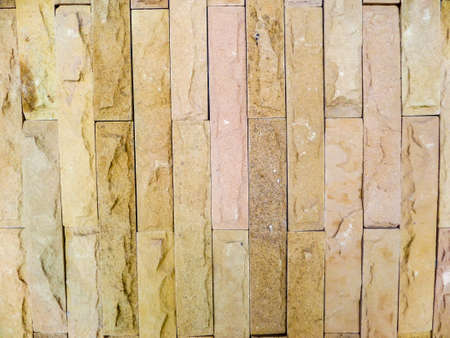 Stone tile wall and earth tone color