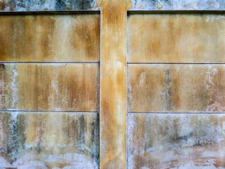 Wall color when recieve water from an artesian well or groundwaterの写真素材