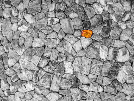 granite stone wall a very hard type of rock that is used in buildings and monumentsの写真素材