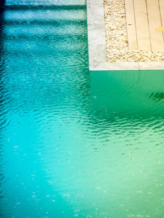 swimming pool lounge and stair near banglamung beachの写真素材