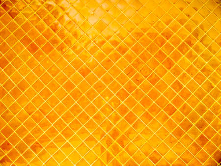 thai ceramic wall tile of temple vintage styleの写真素材