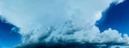 Dark storm cloud before rainの写真素材