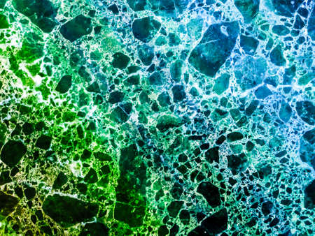 marble granite green blue colorful explosion of dimension inside texture stoneの写真素材