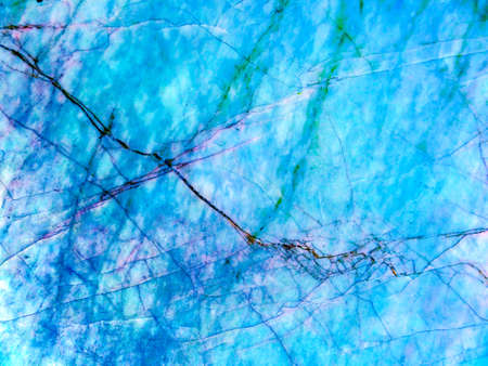marble granite ice and aqua color crack on surface textureの写真素材