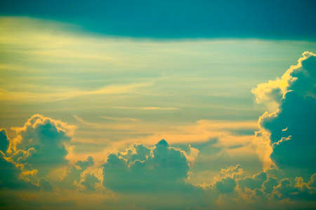 sunrise cloud back on dark silhouette sky and red flame cloud background