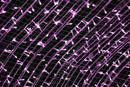 color abstract of blur and bokeh colorful light interior and night garden backgroundの写真素材