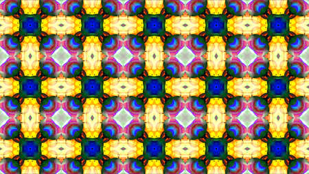 Dragonflies red nose blue crystal on head feed on nectar from blue flower pollen kaleidoscope reflection texture pattern backgroundの写真素材
