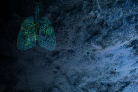 heavy rust copper granite stone surface of cave for interior wallpaper and backgroundの写真素材