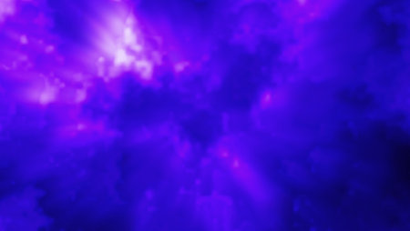 abstract blue purple blur cloud  with ray and dark blue cloud around background and light white near topの写真素材