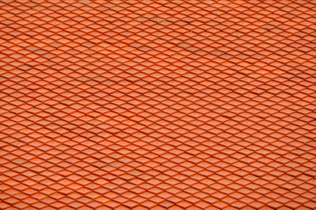 Roof on top background. Pattern of roof. tile top protectionの写真素材