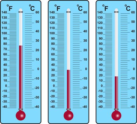 Thermometer illustrationのイラスト素材