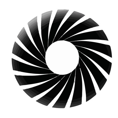 Spiral icon. Simple illustration of spiral vector icon for webのイラスト素材