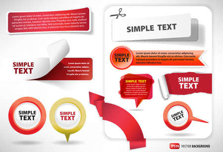 set of elements for designのイラスト素材